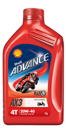 SHELL ADVANCE 4T AX3